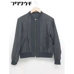 ◇ GREENWICH AVENUE グリニッチアベニュー 長袖 ジップアップ ジャケットアップ サイズ9 ブラック系 レディース 【中古】 【1106010006502】