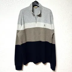 XL 105 ビーンポール ハーフジップ スウェット beanpole