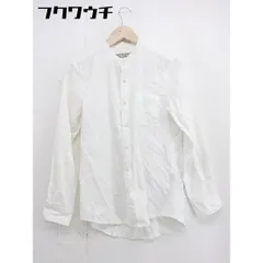 ◇ nano&co ナノアンドコー nano universe スタンドカラー 長袖 シャツ サイズS オフホワイト メンズ 【中古】 【1106230004128】