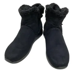 【極美品】ルコックスポルティフ (23) ショートブーツ サイドジップ 厚底 防寒 定番デザイン