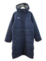 アンダーアーマー UNDER ARMOUR マルチSP ユニセックス UA チーム ベンチコート 1371027 ネイビー LG ロング 中綿 アウター