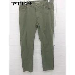 ◇ A day in the life UNITED ARROWS ストレッチ パンツ サイズL カーキ レディース  【中古】 【1108230008748】