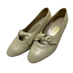 お得❣️本革パンプス⭐️ハンドメイド／ブロンズ／23EEE／定価13万 