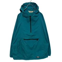 【L.L.Bean】 80s ワンポイントロゴ刺繡 アノラックパーカー S-3863