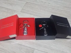 Twosome(ツーサムプレイス) ポルシェ キーホルダー シルバー ブラック まとめ 出品
