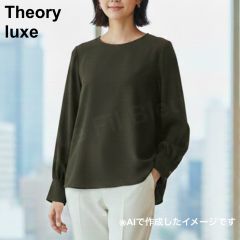 セオリーリュクス 長袖ブラウス 25AW Suave Saxony Kallen Shirt 03-5408240-042-038 レディース SIZE 38 (M) theory luxe セオリーリュクス 長袖ブラウス 25AW Suave Saxony Kallen Shirt 03
