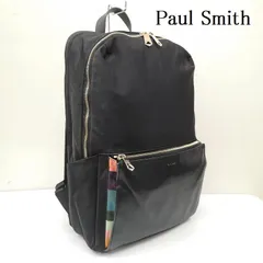 ポールスミス ナイロン レザー リュック バックパック ストライプ メンズ - ISItems【USED】【古着】【中古】50149037