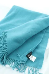 (F) A.P.C. アペーセー マフラー Y2K ミント ロング ショール ケープ-2645