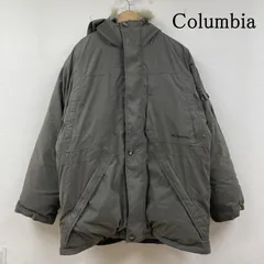 コロンビア ファー 中綿 ナイロン ジャケット ロゴ 刺繍 フルジップアップ フーディ― SM5075 メンズ XL ISItems【USED】【古着】【中古】50149064