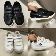 送料無料※メルカリshop取引では対象外)キッズ 190サイズ adidas アディダス スニーカー 2足 まとめ売り