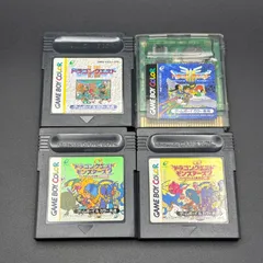 ドラゴンクエスト Ⅰ Ⅱ Ⅲ モンスターズ2 ルカの旅立ち イルの冒険 4本セット ゲームボーイカラー専用含む GB ENIX 動作確認済み