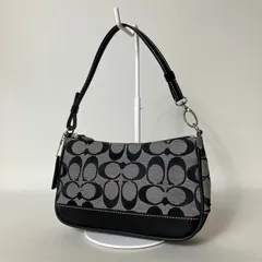 2511-270｜美品｜コーチ シグネチャー アクセサリーポーチ ブラック