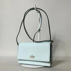 2511-279｜ケイトスペード ショルダーバッグ レザー ミントグリーン