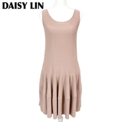 【美品】DAISY LIN FOXEY ニット地ノースリーブワンピース 38