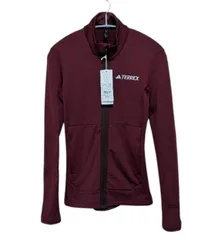 【新品】adidas TERREX ライトフリース フードジャケット S あずき