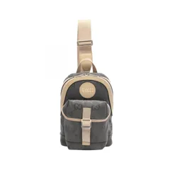 グッチ GUCCI ウエストバッグ ボディバッグ グッチ オフ ザ グリッド GG柄 658631 シルバーグレー/クリーム レザー グッチ オフザグリッド スリングバックパック