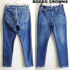 ロデオクラウンズ　RODEO CROWNS　スーパースキニーデニム　W64cm/W26　強 ストレッチ　レディース　インディゴ