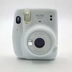 【全額返金保証】【最速発送】FUJIFILM instax mini 11 チェキ [アイスホワイト] 超美品 動作確認済