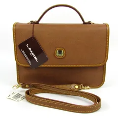 ランセル ショルダーバッグ 2way ハンドバッグ レザー 鞄 カバン ブランド レディース キャメル LANCEL 【中古】