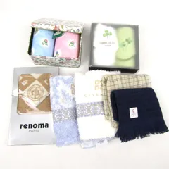 ミントン/コムサイズム他 タオル 7点セット 未使用 ハンドタオル フェイスタオル ブランド まとめて 大量 レディース