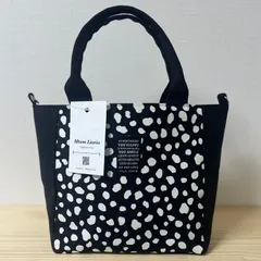 【帆布×ダルメシアン柄】ミニトートバッグ ハンドメイド