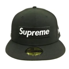 シュプリーム SUPREME 21AW No Comp Box Logo New Era Cap ニューエラ ボックスロゴ キャップ ブラック 7 5/8 60.6cm