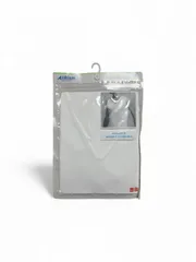 【新品】UNIQLO ユニクロ　AIRism エアリズム　メッシュVネック　ノースリーブ　白　メンズS