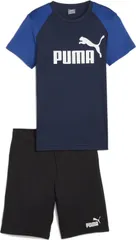 プーマ PUMA ジュニア ポリ Tシャツ アンド ショーツセット  849634 86 アーカイブ グリーン