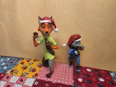 ニック・ジュディ ハッピーくじ オーナメント クリスマス フィギュア ズートピア