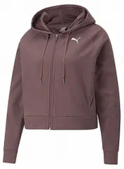 プーマ PUMA MODERN SPORTS フーデット ジャケット ウィメンズ レディース アウター パーカー スウェット トレーニング フィットネス スポーツ 秋 冬 女性  672255 75 DUSTYPLUM