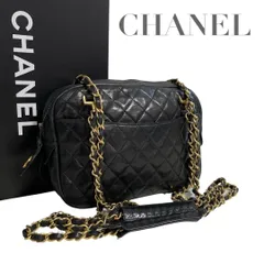 【価格交渉/質問大歓迎♪】シャネル　マトラッセ　セミチェーンショルダーバッグ　ブラック　ココ　5367