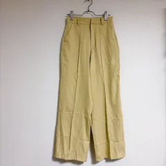 【clear】クリア(M)カジュアルパンツ ズボン 無地 カラーパンツ　センタープレス