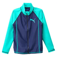新品 PUMA(プーマ) プール 海 水泳LS フルジップ ラッシュガード 935255ボーイズ