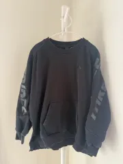 ヴィンテージ adidas オーバーサイズ ブラック 起毛 スウェット