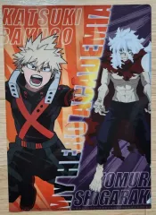 ヒロアカ 僕のヒーローアカデミア クラスター限定 爆豪 勝己 死柄木 弔 クリアファイル グッズ