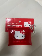 ハローキティ クリア ポーチ ケース (レッド)