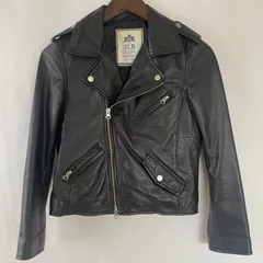 【美品】スローブイエナ　レディース　羊革　ラムレザー　ライダース　36 ブラック　レザージャケット