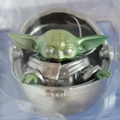【 新品 】【 送料無料 】　グローグー　フィギュア　マンダロリアン　Happy くじ ディズニー スター・ウォーズ プラチナ オーナメント くじ 2023　Disney STAR WARS Platinum Ornament 2023