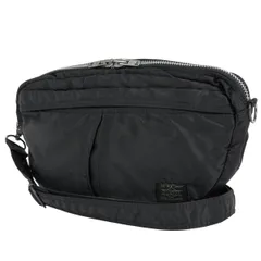 ポーター PORTER ナイロン ショルダーバッグ 2WAY ポーチ ロゴ ショルダーバッグ ナイロン ブラック レディース 【中古】