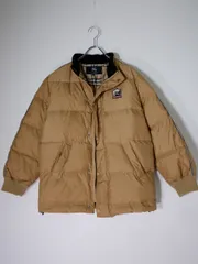 BURBERRY LONDONバーバリー ロンドン 裏地ノバチェック ホースマークロゴワッペン付き 天然羽毛ダウンジャケット コート【150A】【LJKA80283】