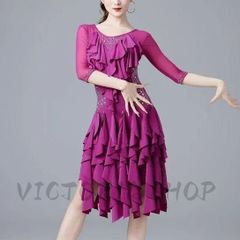 新品未使用 新作 ダンスウェア ラテンダンス 舞台 発表会 ダンス衣装 社交ダンス セール 社交ダンスドレス ラテンドレス 競技 デモ用 オーダーメイド