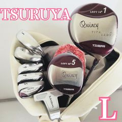 レディース TSURUYA ツルヤ Quincy クインシー ゴルフ クラブ セット 初心者 入門 バッグ付き 右利き パター付 11Y-18