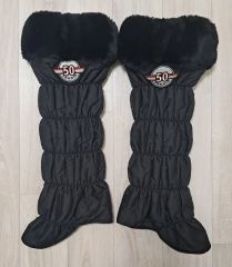 デニスゴルフ ダウン レグウォーマー/ファー レグウォーマー/防寒 レッグウォーマー/冬 ゴルフ用品 (新 商品)