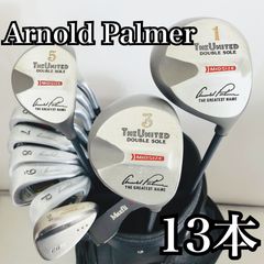 豪華 13本 Arnold Palmer アーノルドパーマー メンズ ゴルフ クラブ セット 初心者 入門 バッグ付き フルセット 右利き パター付 Y-172