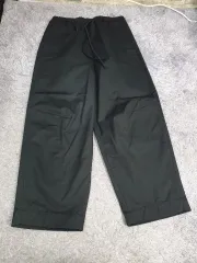 マッシモ ドゥッティ ウール ワイド パンツ ブラック 28