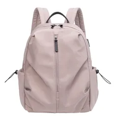 【人気商品】大容量 バックパック 多収納 A4 通勤 14インチPC対応 バックパック 軽量 撥水 旅行 ナイロン バッグ 多機能 リュック リュック レディース レディース 大人可愛い 軽量 ュック 通勤 通学 [shinpos] オックスフォード