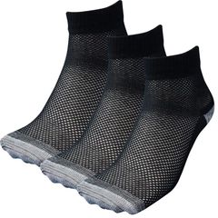 【新品】 [ハヤシ] (CF713) 軍足 靴下 接触冷感 消臭効果抗菌 先丸 ミドル丈 夏用 メッシュ 黒 3足組 メンズソックス 24.5?27cm ソックス