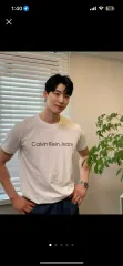 Calvin Klein 白 半袖 Tシャツ L