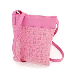 【最大30％OFF】ブルガリ BVLGARI ショルダーバッグ ロゴマニア 14061 キャンバス×レザー レディース 中古