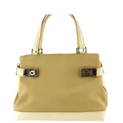 【最大30％OFF】サルヴァトーレフェラガモ Salvatore Ferragamo ハンドバッグ ガンチーニ ベージュ 中古